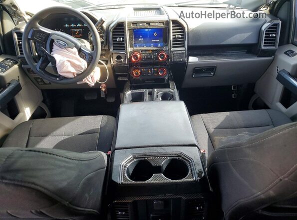 1FTEW1CP1LFA91574 2020 FORD F150 Black წინა პანელის ხედი