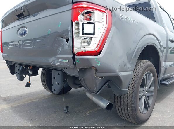 1FTEW1CP1MFD08560 2021 FORD F150 Gray Vista frontal