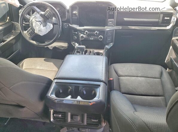 1FTEW1CP1MKD15337 2021 FORD F150 White Вид панелі приладів
