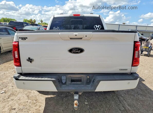 1FTEW1CP1MKD15337 2021 FORD F150 White Вид ззаду