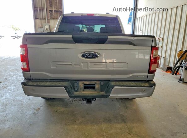 1FTEW1CP1MKD48127 2021 FORD F150 Silver Widok z tyłu