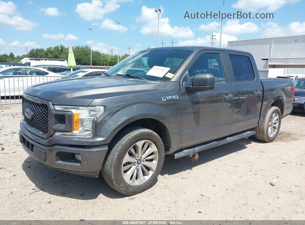 1FTEW1CP2JKD80631 2018 FORD F150 Gray წინა მარცხენა ხედი სამი მეოთხედიდან