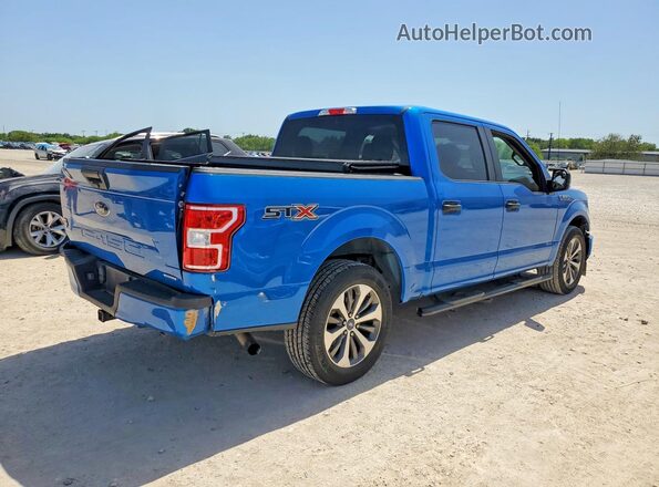 1FTEW1CP2KFD28975 2019 FORD F150 Blue Trasero derecho