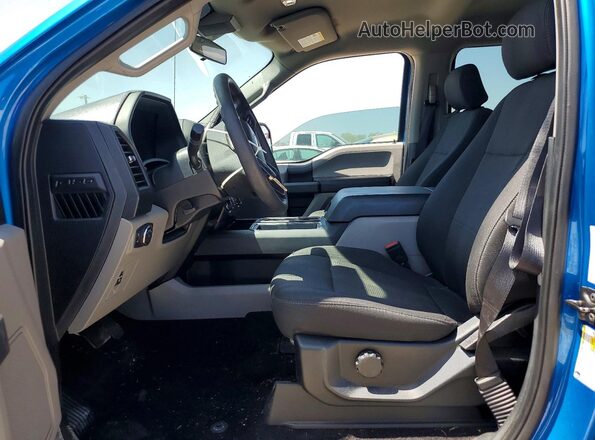 1FTEW1CP2KFD28975 2019 FORD F150 Blue Vista interior delantera