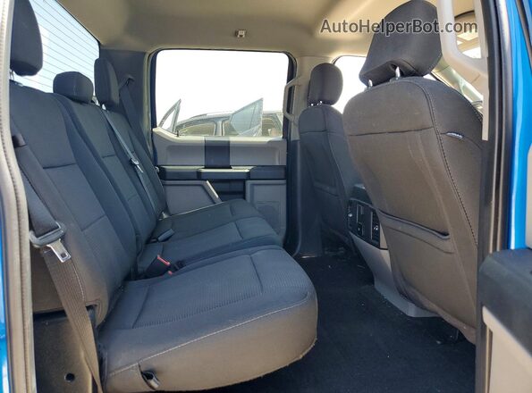 1FTEW1CP2KFD28975 2019 FORD F150 Blue Vista de los asientos traseros