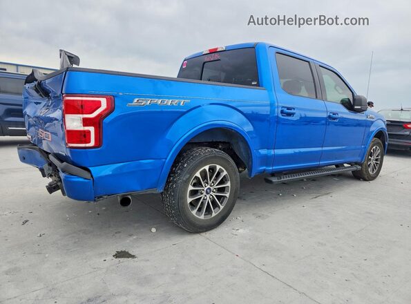 1FTEW1CP2KKE34172 2019 FORD F150 Синий Задняя правая четверть