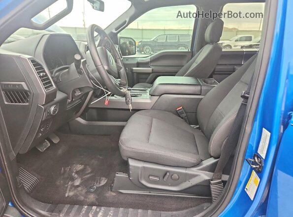 1FTEW1CP2KKE34172 2019 FORD F150 Синий Вид салона спереди