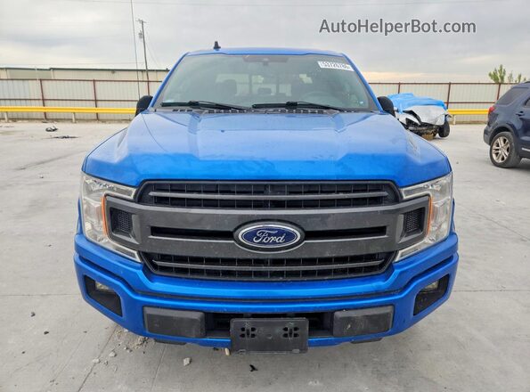 1FTEW1CP2KKE34172 2019 FORD F150 Синий Вид спереди
