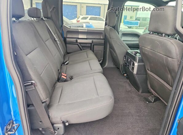 1FTEW1CP2KKE34172 2019 FORD F150 Синий Вид задних сидений