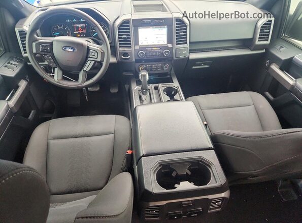 1FTEW1CP2KKE34172 2019 FORD F150 Синий Вид панели приборов