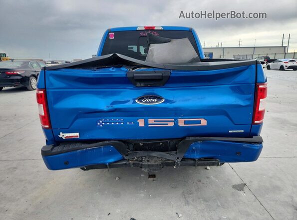 1FTEW1CP2KKE34172 2019 FORD F150 Синий Вид сзади