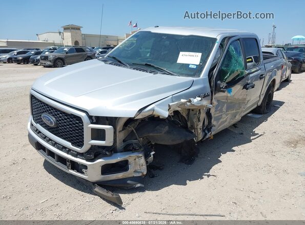 1FTEW1CP2KKF01255 2019 FORD F150 Silver წინა მარცხენა ხედი სამი მეოთხედიდან