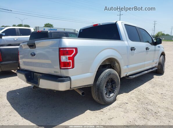 1FTEW1CP2KKF01255 2019 FORD F150 Silver უკანა მარჯვენა