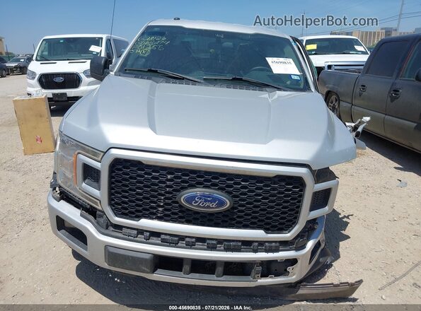 1FTEW1CP2KKF01255 2019 FORD F150 Silver უკანა სალონის ხედი