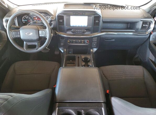 1FTEW1CP2NFA29684 2022 FORD F150 Silver Առջևի վահանակի տեսք