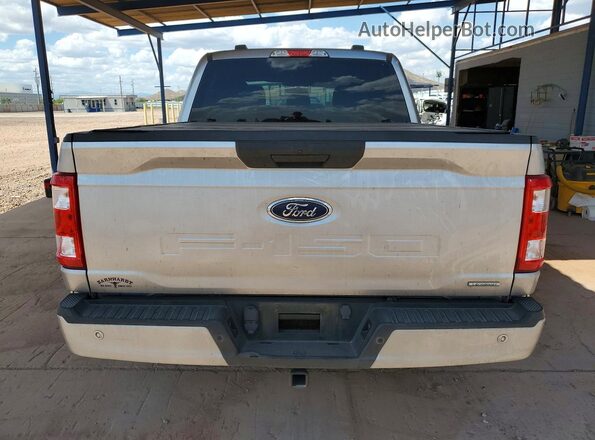 1FTEW1CP2NFA29684 2022 FORD F150 Silver Հետևի տեսք