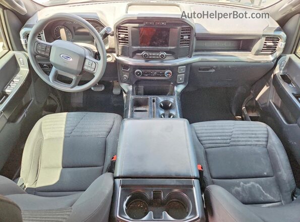 1FTEW1CP2PKF56005 2023 FORD F150 Gray Dashboard view