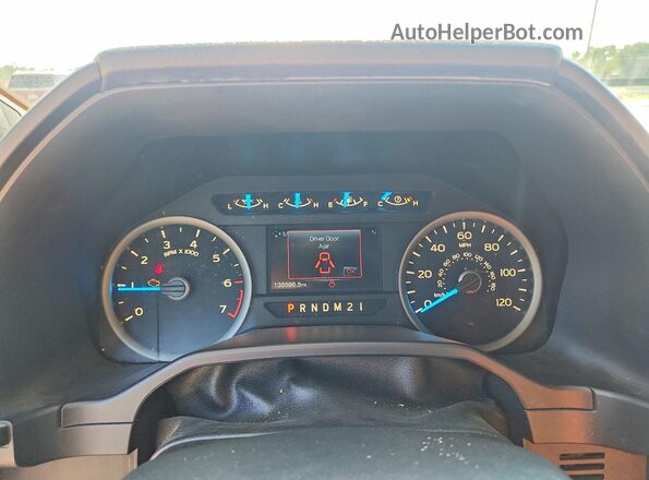 1FTEW1CP3GKD62972 2016 FORD F150 Black Vista del cuadro de instrumentos