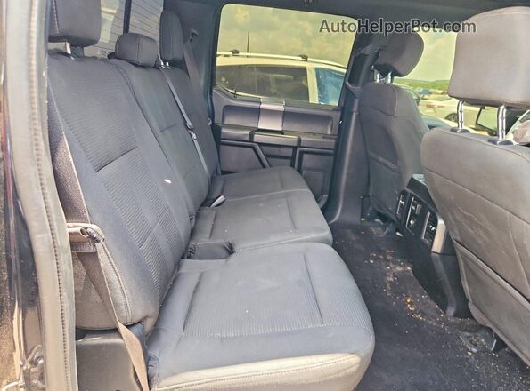 1FTEW1CP3GKF16371 2016 FORD F150 Black Հետևի նստատեղերի տեսք