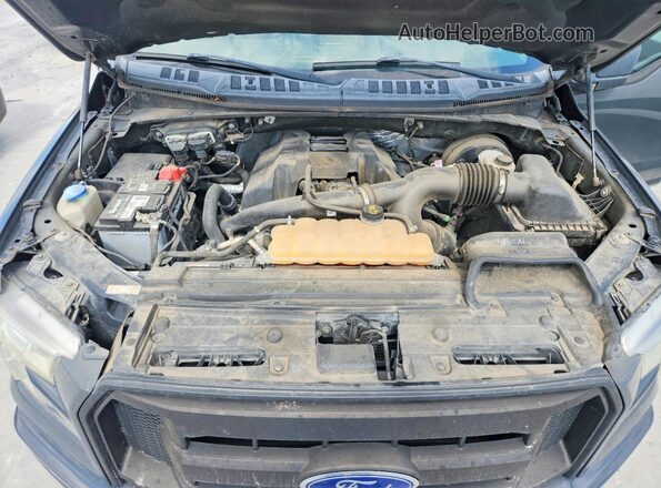 1FTEW1CP3GKF17553 2016 FORD F150 Gray Սալոնի հետևի տեսք
