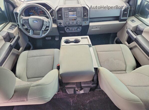 1FTEW1CP3GKF17553 2016 FORD F150 Gray Առջևի վահանակի տեսք