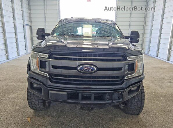 1FTEW1CP3JFB51609 2018 FORD F150 Black Front view