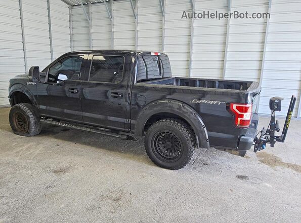 1FTEW1CP3JFB51609 2018 FORD F150 Black Rear left