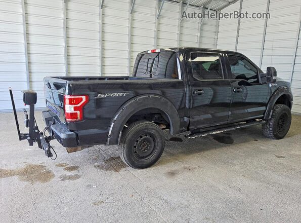 1FTEW1CP3JFB51609 2018 FORD F150 Black Rear right