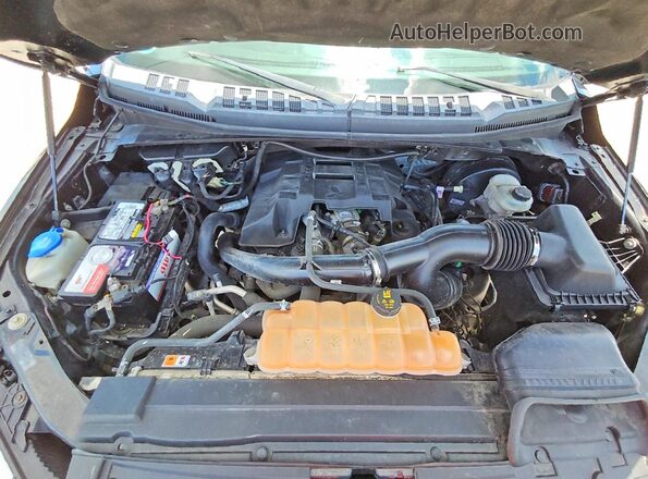 1FTEW1CP3JFB51609 2018 FORD F150 Black Rear interior view