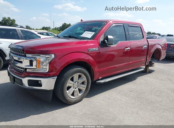 1FTEW1CP3JKF27572 2018 FORD F150 Red Przód lewy