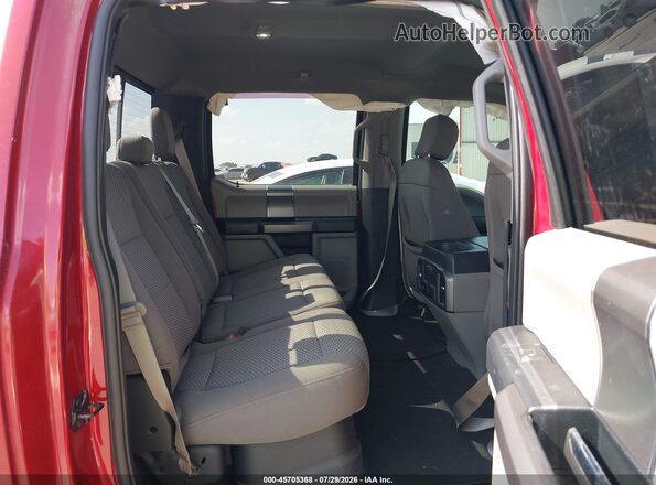 1FTEW1CP3JKF27572 2018 FORD F150 Red Widok naklejki z numerem VIN
