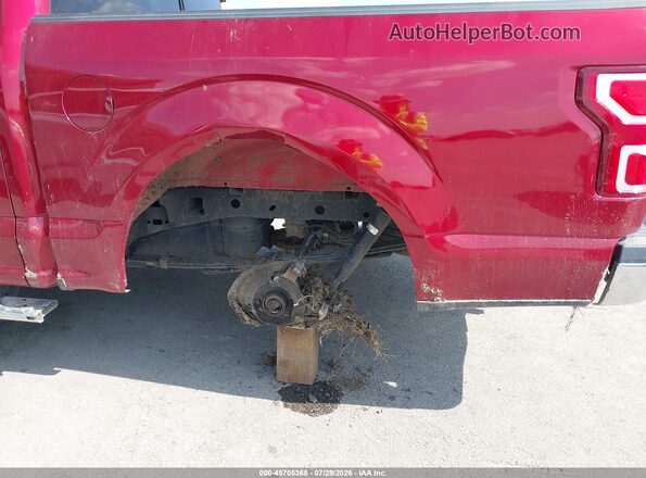 1FTEW1CP3JKF27572 2018 FORD F150 Red Widok z przodu