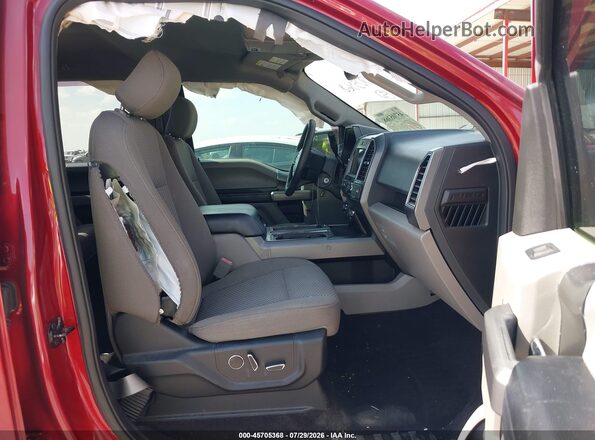 1FTEW1CP3JKF27572 2018 FORD F150 Red Widok wnętrza z przodu