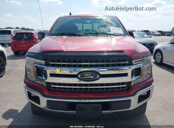 1FTEW1CP3JKF27572 2018 FORD F150 Red Widok wnętrza z tyłu