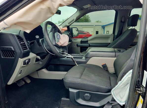 1FTEW1CP3KKE45178 2019 FORD F150 Black Front interior view