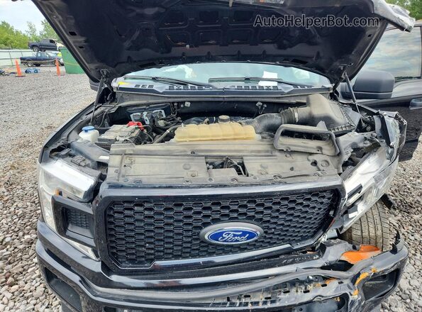 1FTEW1CP3KKE45178 2019 FORD F150 Black Rear interior view