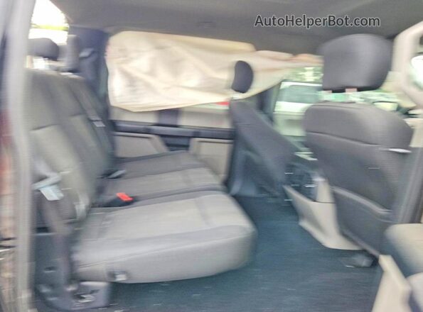 1FTEW1CP3KKE45178 2019 FORD F150 Black Rear seats view