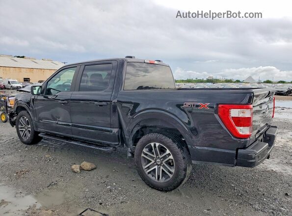 1FTEW1CP3NFA11596 2022 FORD F150 Черный Задняя левая четверть