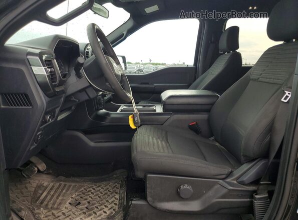 1FTEW1CP3NFA11596 2022 FORD F150 Черный Вид салона спереди