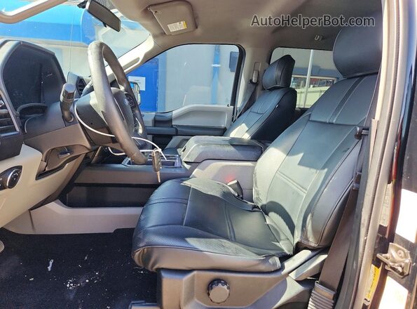 1FTEW1CP4HKD08548 2017 FORD F150 Black Front interior view