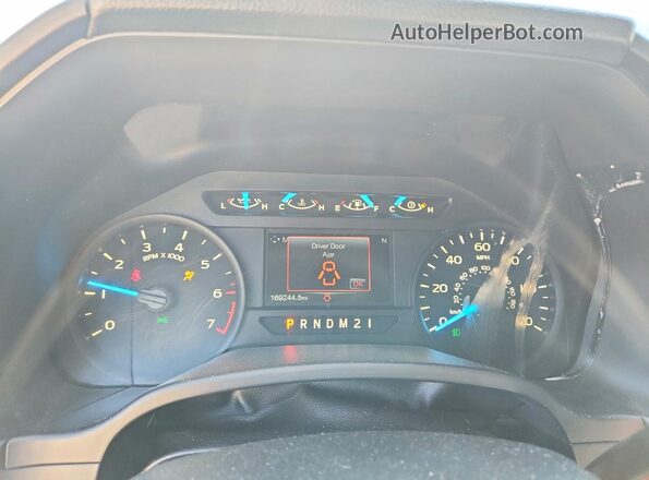 1FTEW1CP4HKD08548 2017 FORD F150 Black Instrument cluster view