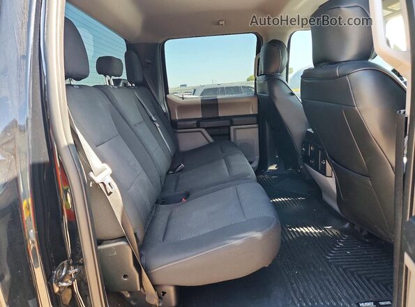 1FTEW1CP4HKD08548 2017 FORD F150 Black Rear seats view