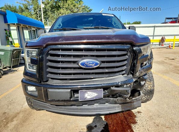 1FTEW1CP4HKD08548 2017 FORD F150 Black Front view