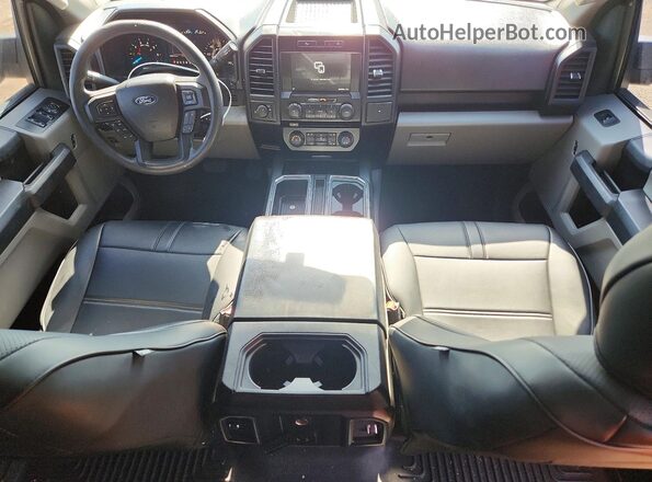 1FTEW1CP4HKD08548 2017 FORD F150 Black Dashboard view