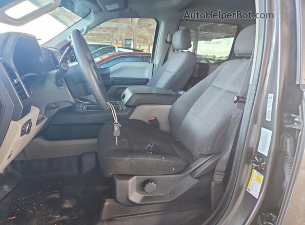 1FTEW1CP4HKE35588 2017 FORD F150 Gray Vista interior delantera