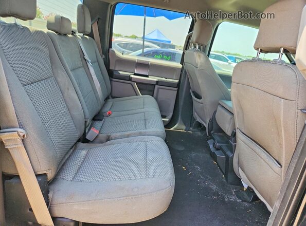 1FTEW1CP4JKF39696 2018 FORD F150 Black Widok tylnych siedzeń