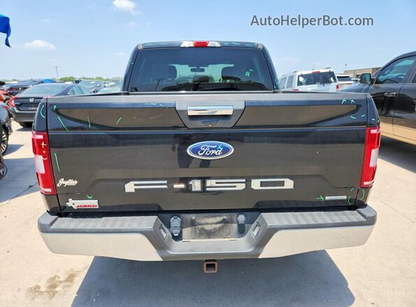 1FTEW1CP4JKF39696 2018 FORD F150 Black Widok z tyłu