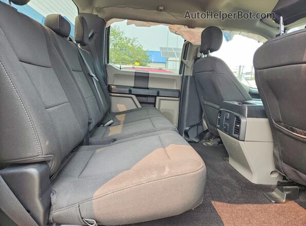 1FTEW1CP4KFA31741 2019 FORD F150 White Rear seats view