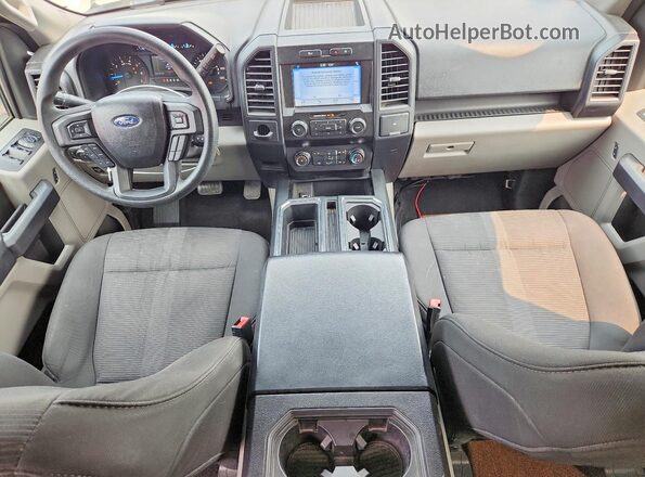 1FTEW1CP4KFA31741 2019 FORD F150 White Dashboard view