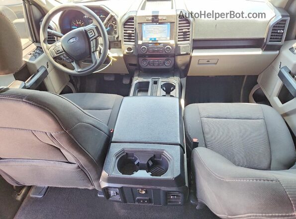1FTEW1CP4KKC77955 2019 FORD F150 Gray Առջևի վահանակի տեսք